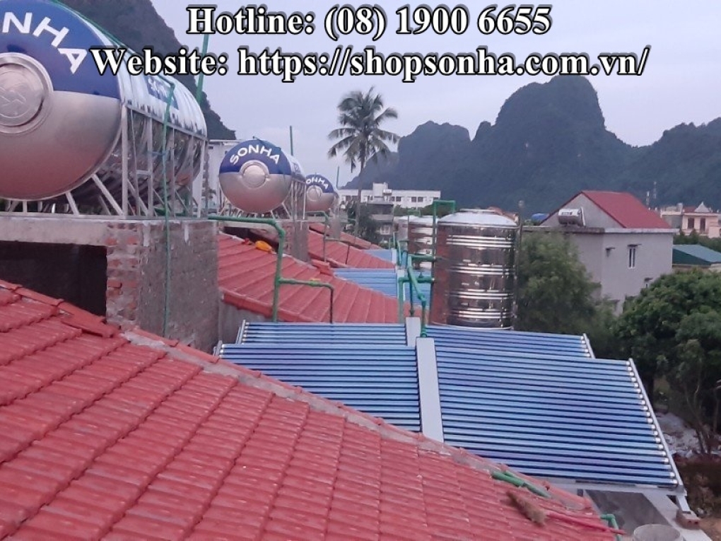Bảng giá máy nước nóng năng lượng mặt trời công nghiệp chính thức từ tập đoàn Sơn Hà