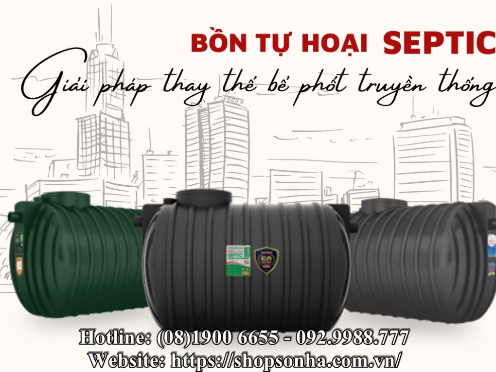 Bồn tự hoại Septic Sơn Hà tại Quận 11 / THẾ HỆ MỚI, GIÁ TỐT