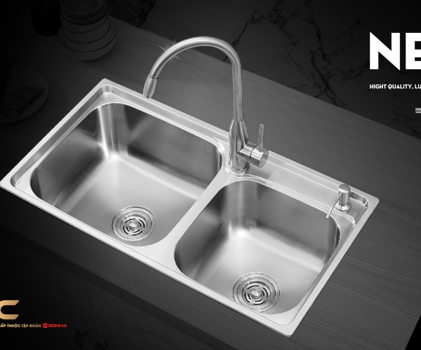 Chậu rửa Inox Sơn Hà S100S