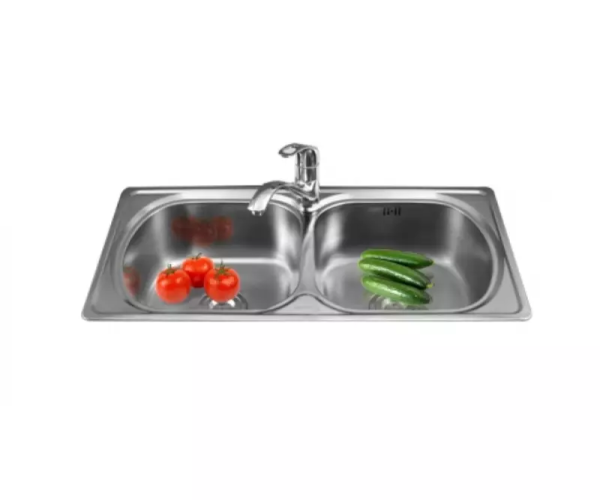 Chậu rửa Inox Cao cấp Sơn Hà S82D.X.2.3