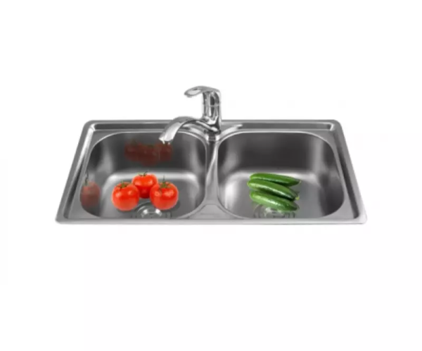 Chậu rửa Inox Cao cấp Sơn Hà S80D.X.2.3