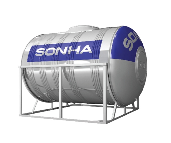 Bồn nước inox Sơn Hà - 3500L Ngang